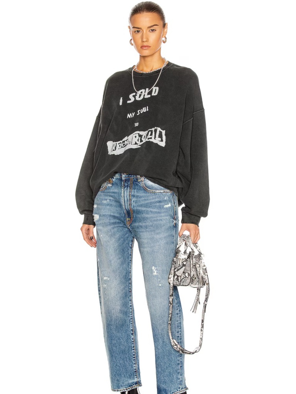 R13 Boyfriend Jeans Size 23 - Picture 6 of 13